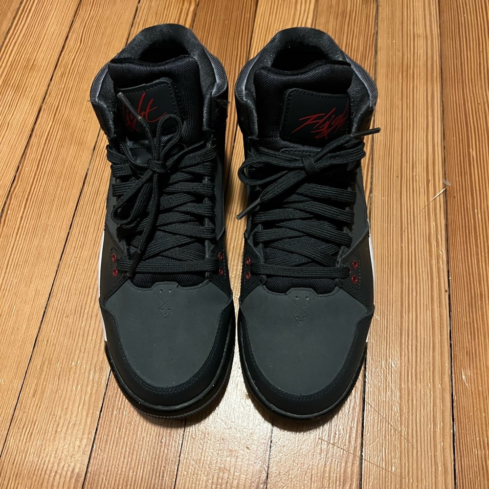 Jordan Flight Origin Anthracite Gym Red Black 599593-004 Men's Sneakers